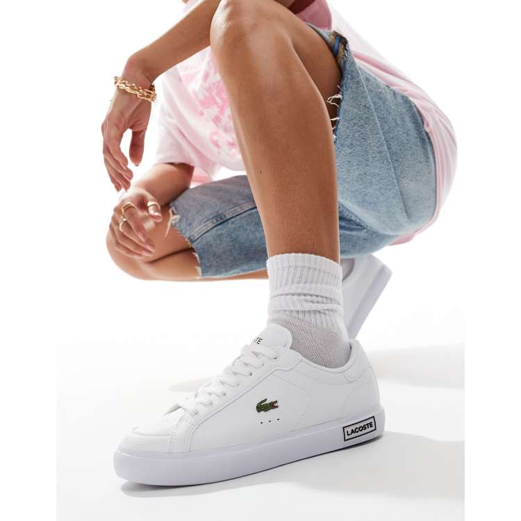 Lacoste powercourt 222 sfa trainers in white ASOS