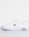 Lacoste Powercourt sneakers in white