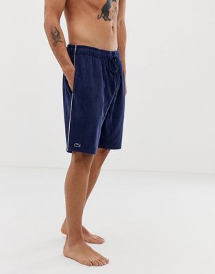 Lacoste Premium Lounge Shorts in Terry 