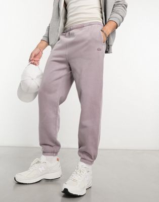 Lacoste premium joggers in washed purple - ASOS Price Checker