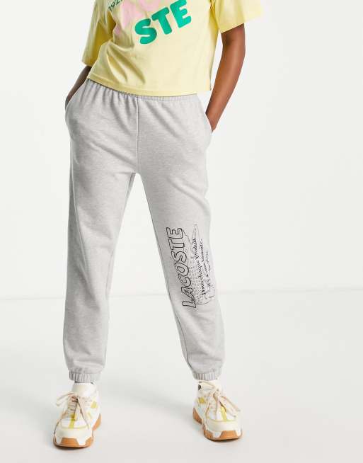 Lacoste on sale joggers womens