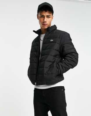 Lacoste Puffer Jacket In Black | ModeSens