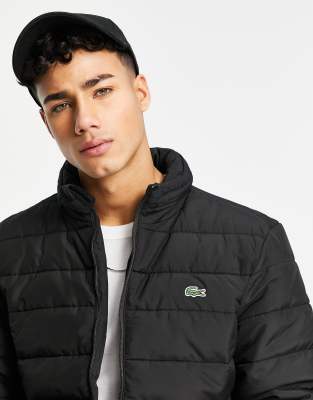 lacoste long padded jacket