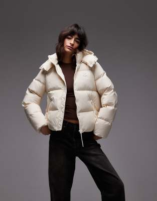 Lacoste - Pufferjacke in Creme-Weiß