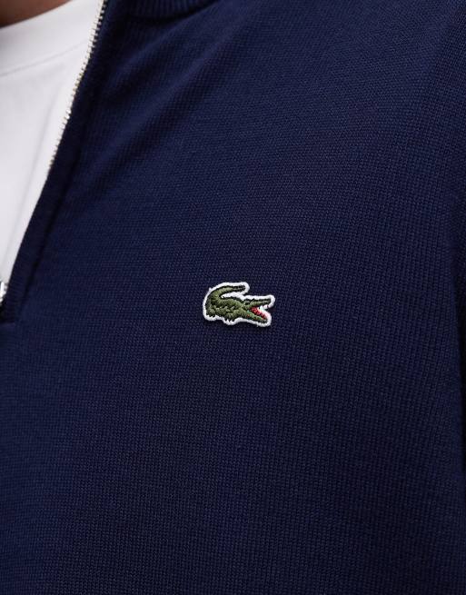 Lacoste - Pull à col zippé - Bleu marine, 5 de 5