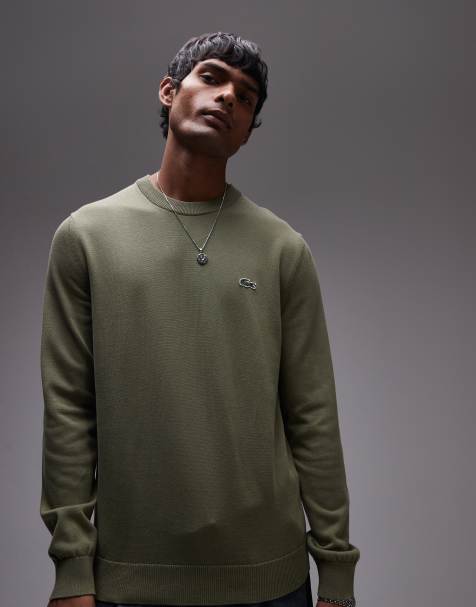 Lacoste - Pull en maille - Kaki - view 1