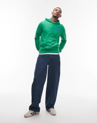 Lacoste Pullover Hoodie In Green