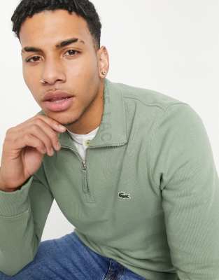 lacoste quarter zip jumper