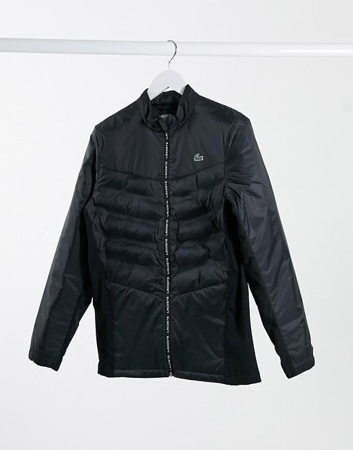 Lacoste quilted effect jacket