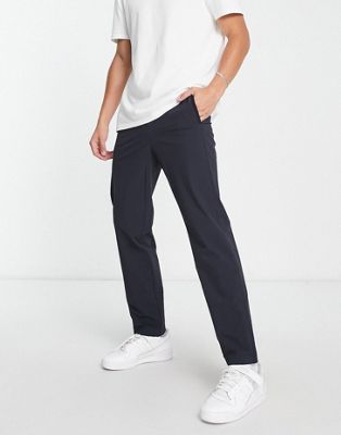 Lacoste regular fit breathable stretch chino in charcoal