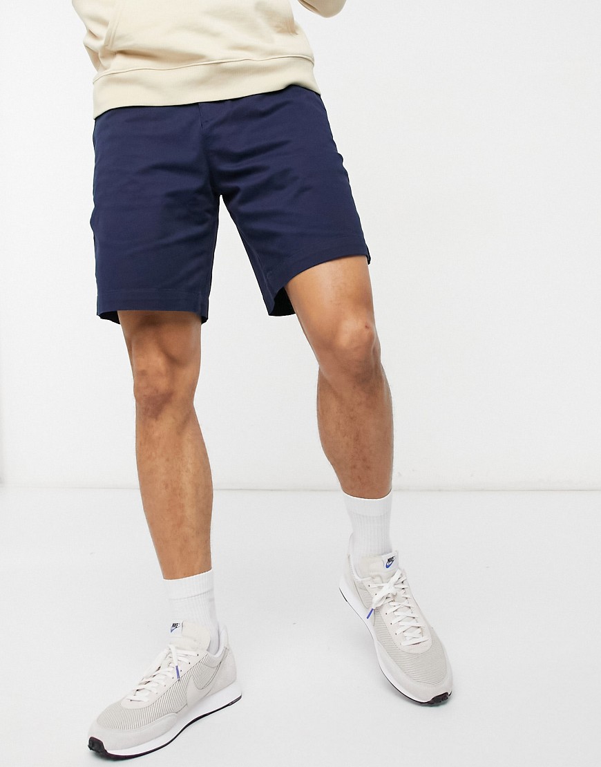 Lacoste regular fit cotton gabardine bermuda shorts-Navy