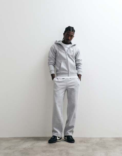 Lacoste relaxed fit logo sweatpants in grey - view 1