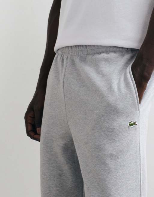 Lacoste relaxed fit logo sweatpants in grey, 2 of 5