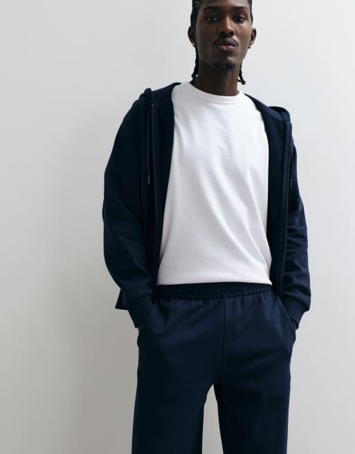 Lacoste relaxed fit logo sweatpants in navy, 4 of 5