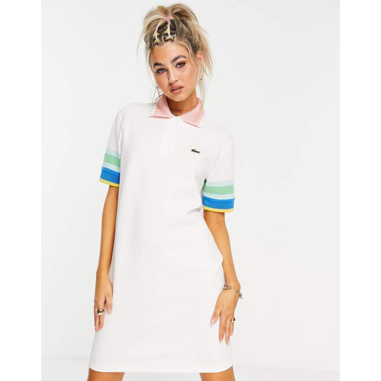 Robe lacoste blanche clearance