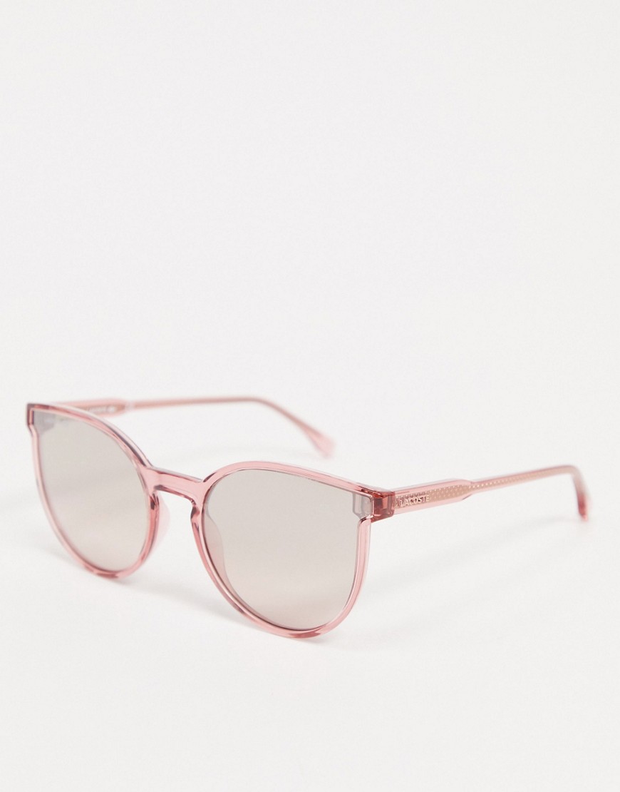 Lacoste Round Frame Pink Sunglasses