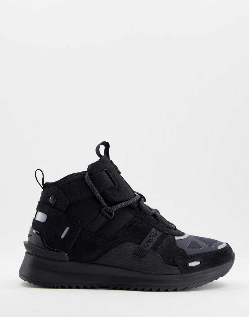 Lacoste - Run - Hoge sneakers in zwart