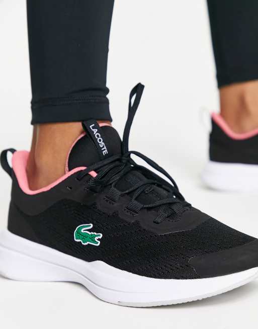 Lacoste Run Spin Runner Sneakers bianche/nere ASOS