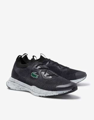 Lacoste Run Spin trainers in black