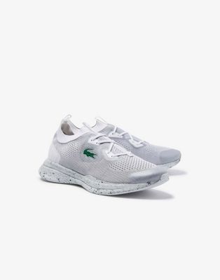 Lacoste run spin trainers in white - ASOS Price Checker