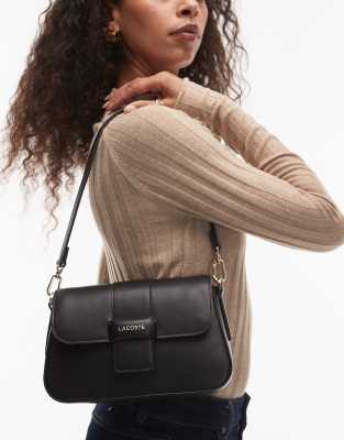 Lacoste - Sac à bandoulière réglable - Noir