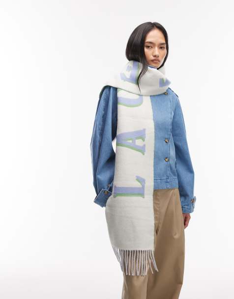 Lacoste - Sciarpa color crema - view 1