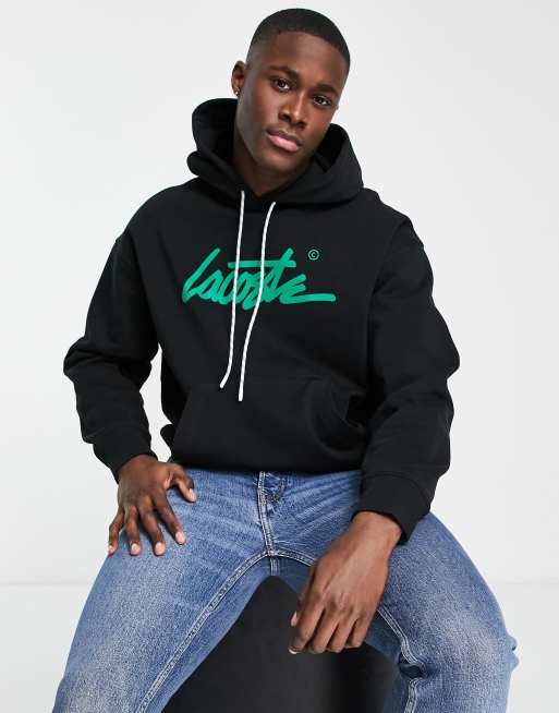 Lacoste script sweatshirt new arrivals