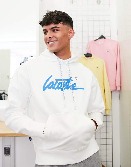 Lacoste pull clearance blanc