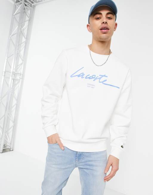 Lacoste 2025 script sweatshirt