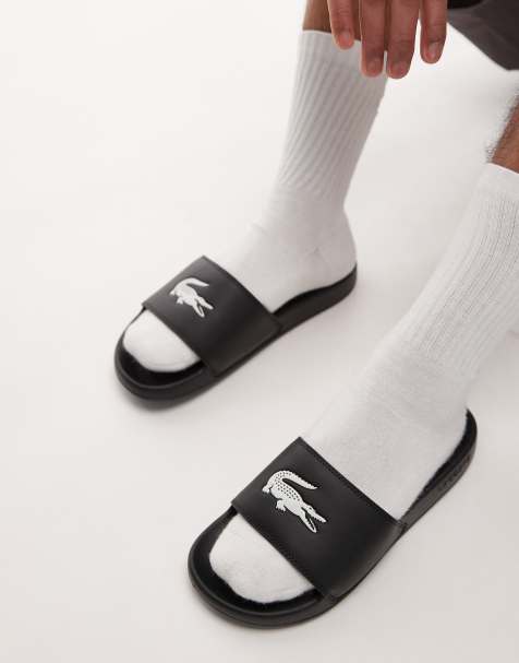 Lacoste - Serve 0.0 Evo - Claquettes - Noir - view 1