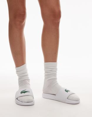 Lacoste Serve 0.0 Slides In White