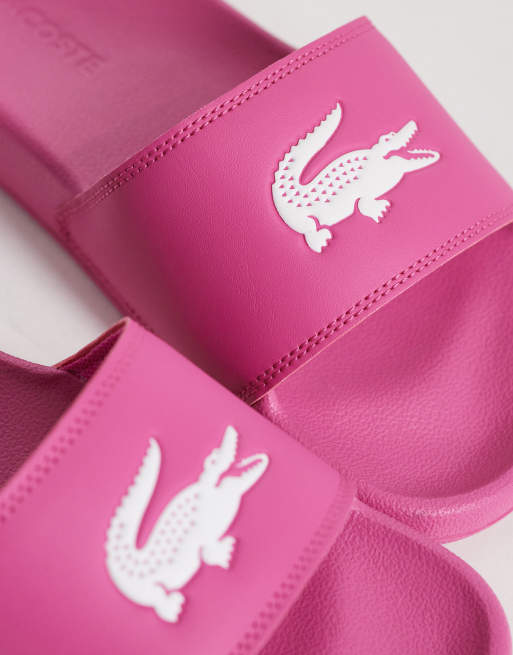 Lacoste - Serve 0.0 - Slippers met logo in roze, 2 van 4