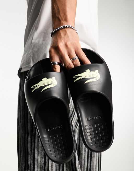 Lacoste Serve 2.0 evo sliders in black