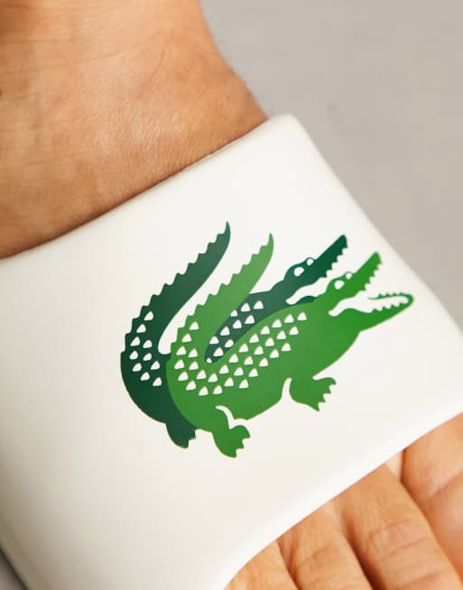 【LACOSTE】Serve 2.0 Evo Sliders ロゴ スライダー ♪ LACOSTE】Serve 2.0 Evo Sliders ロゴ スライダー ♪ 靴・ブーツ