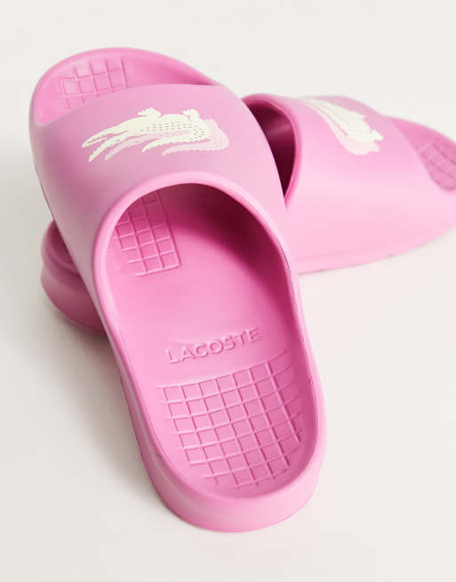 Claquette on sale rose lacoste