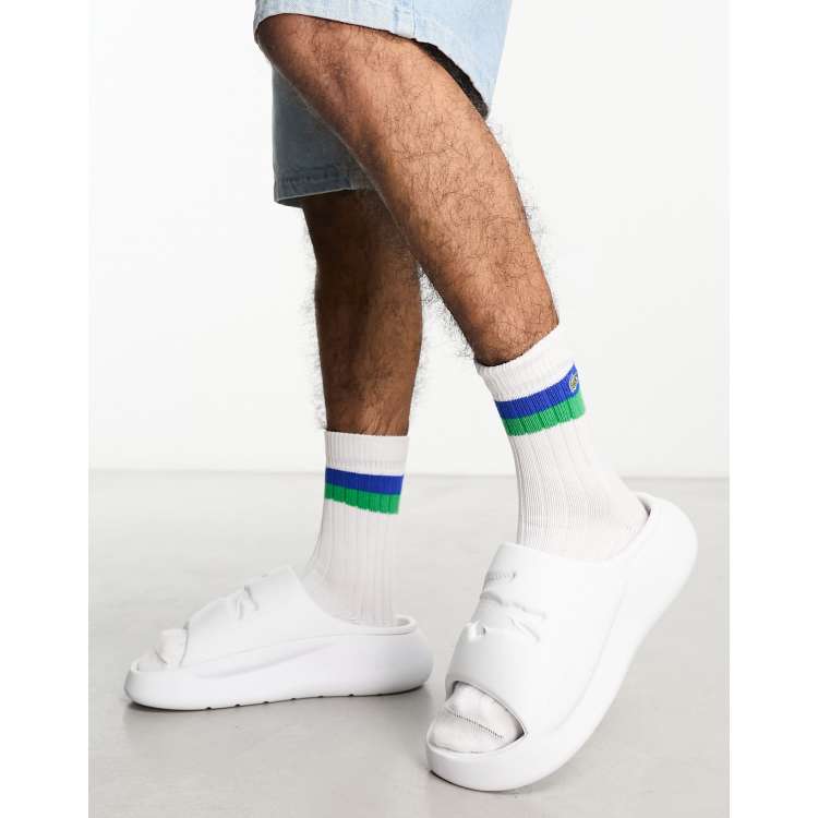 Hype best sale lacoste slides