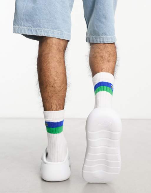Lacoste Serve 3.0 Xl Slides In White | ASOS