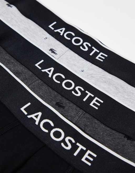 Lacoste - Set van 3 kenmerkende casual boxershorts in zwart, 2 van 4