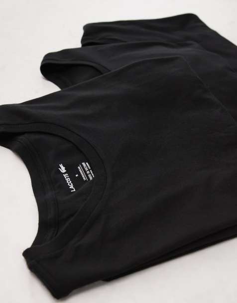 Lacoste - Set van 3 T-shirts in zwart - view 1