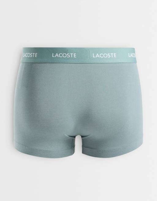 Lacoste set van 3 trunks van stretchkatoen in groen, 3 van 3