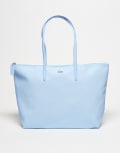 [Lacoste] Lacoste shopper bag in light blue One Size Light Blue