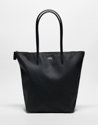 Lacoste Shopper Tasche in Schwarz mit Logo Schriftzug ASOS