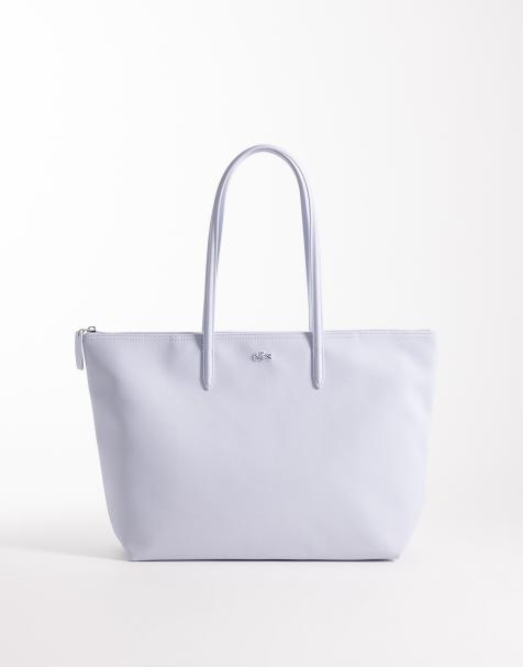 Lacoste shopper tote bag in light blue - view 1