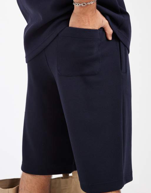 Lacoste - Short d'ensemble décontracté avec logo et cordon de serrage - Bleu marine, 2 de 5