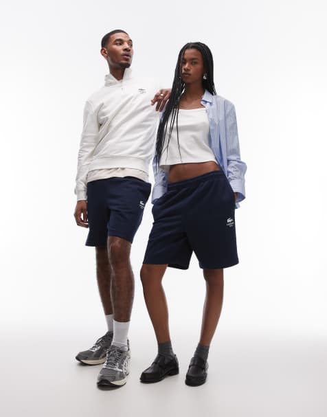 Lacoste - Short en jersey - Bleu marine - view 1