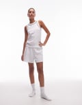 [Lacoste] Lacoste short pyjama set in white M White/green