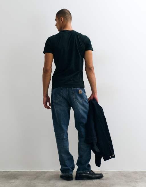 Lacoste short sleeve logo t-shirt in dark green, 2 of 5