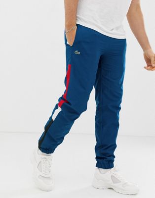 red lacoste joggers