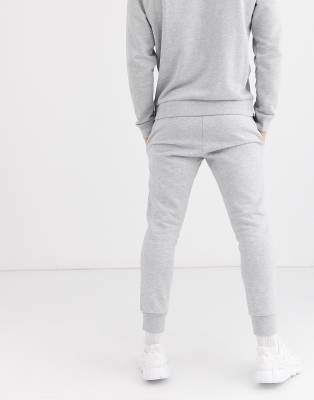 grey lacoste joggers mens