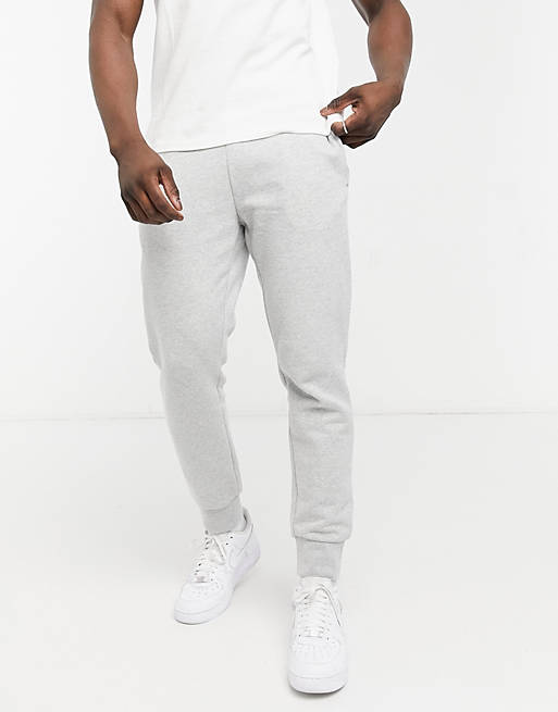 Lacoste slim fit basic joggers in grey